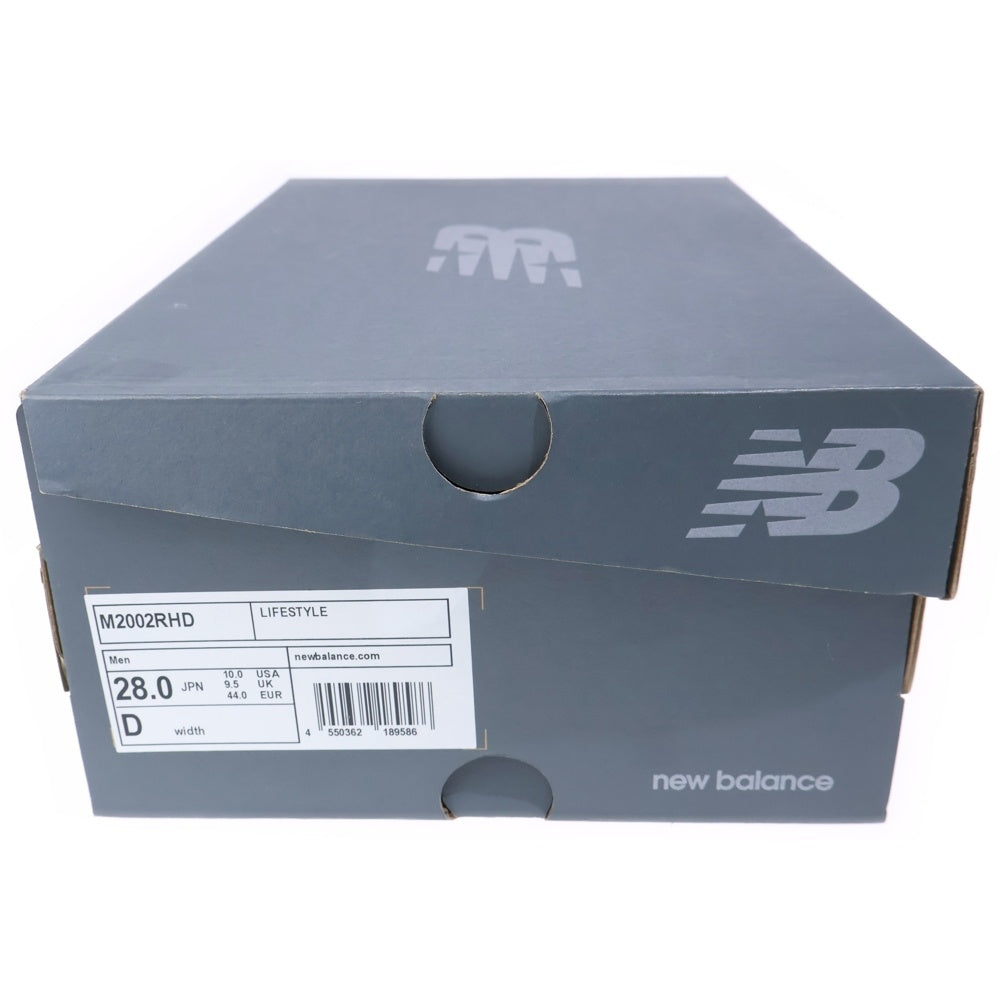 New Balance(ニューバランス) M2002RHD 2002 BLACK FIG ブラックフィグ スウェード ローカットスニーカー バーガンディ US10/28cm