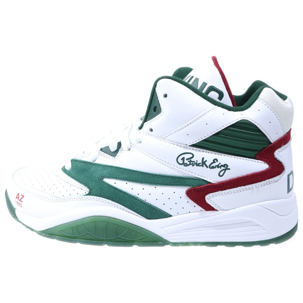 Ewing Athletics(ユーイングアスレチックス) ×AZ 1995 EWING SPORT LITE DOE OR DIE ユーイング スポーツライト ハイカットスニーカー ホワイト/グリーン 1BM00890-124