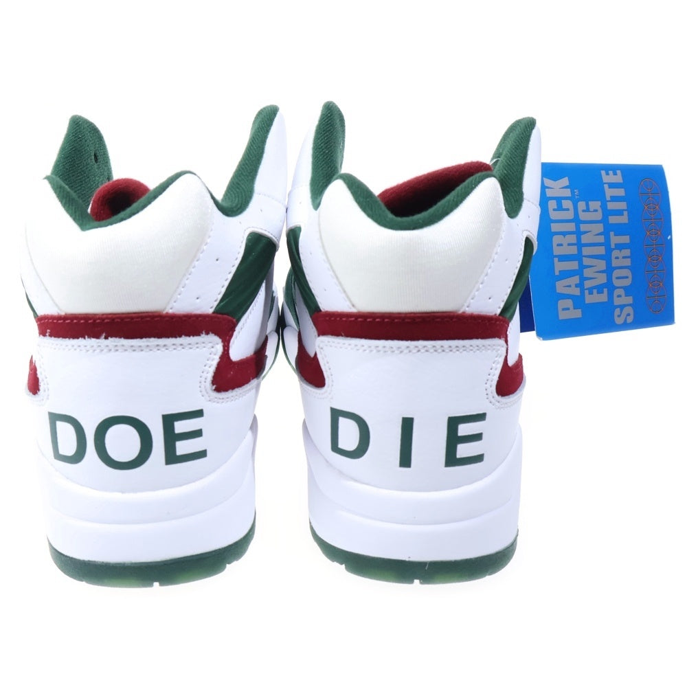 Ewing Athletics(ユーイングアスレチックス) ×AZ 1995 EWING SPORT LITE DOE OR DIE ユーイング スポーツライト ハイカットスニーカー ホワイト/グリーン 1BM00890-124