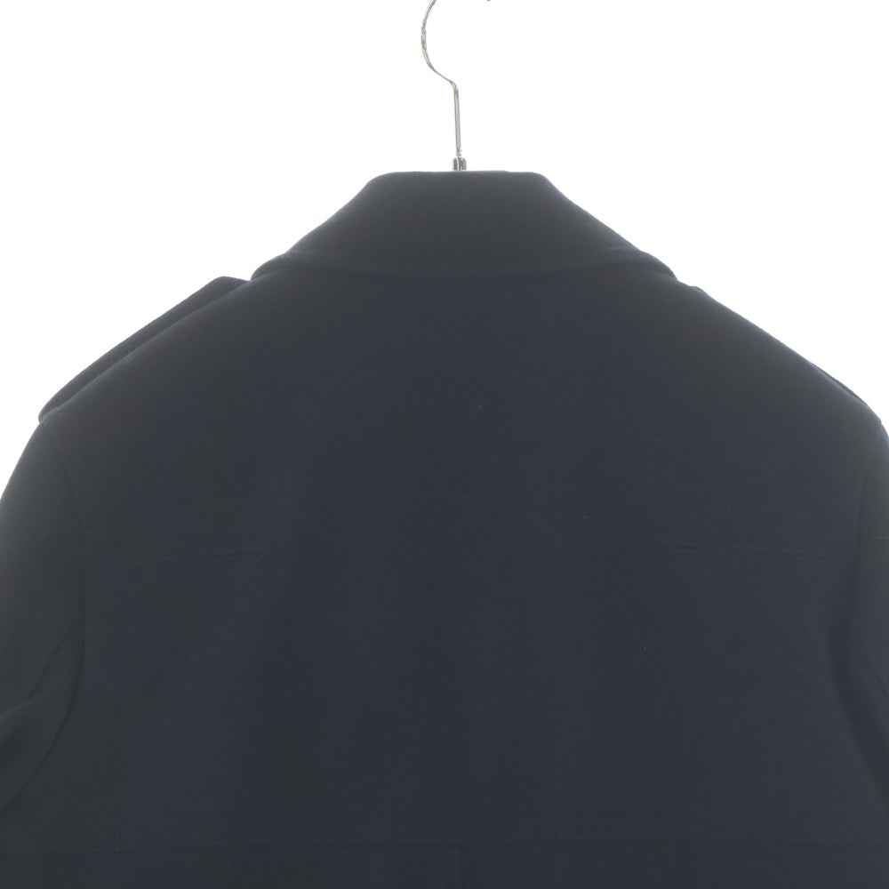 Dior HOMME(ディオールオム) ウールナイロン エポレット ダブルPコート ブラック 133C334A0315
