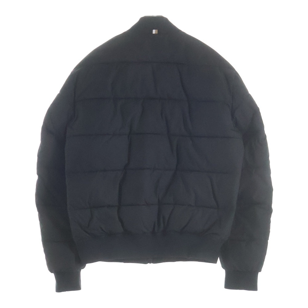BOSS(ボス) BOMBER JACKET アームロゴパッチ 中綿 ボンバージャケット ブラック 50477648