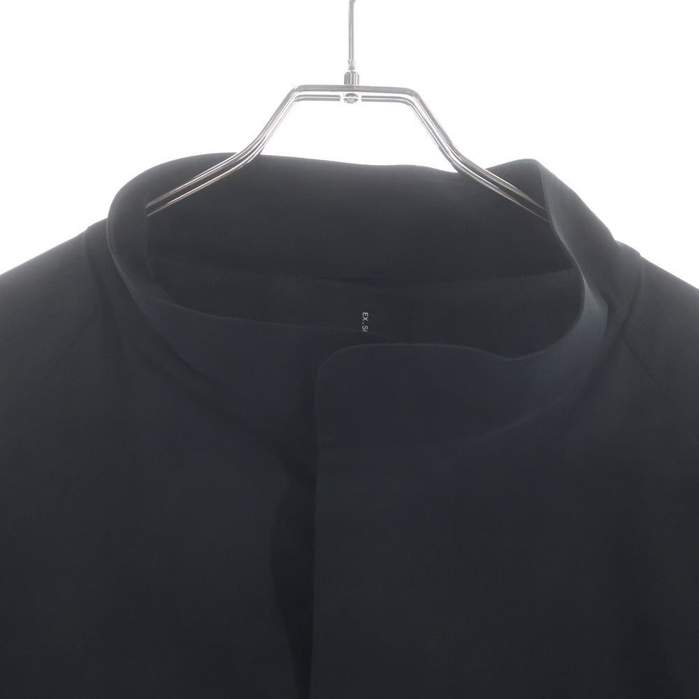 SOPHNET.(ソフネット) 26SS EX. EDUVACATION COAT イーエックス エデュバケーション ステンカラーコート ブラック SPNT-260049