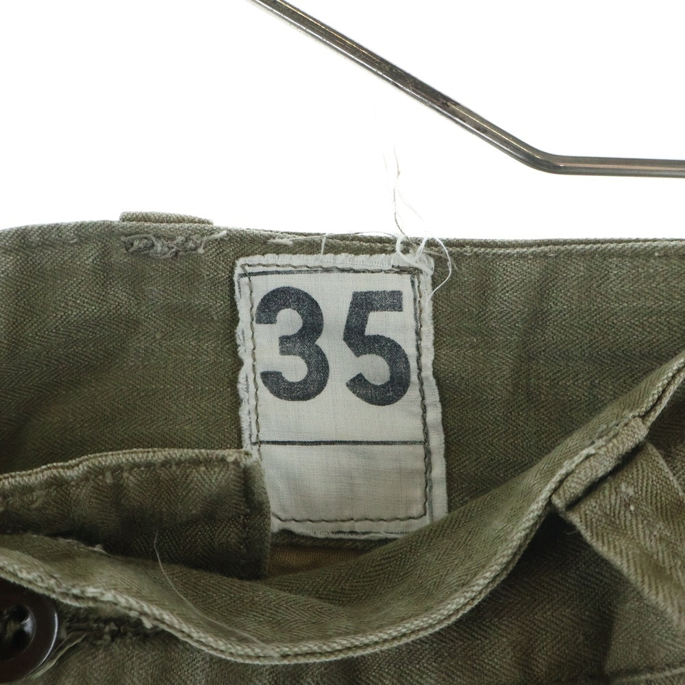 VINTAGE(ヴィンテージ) 60S VINTAGE FRENCH ARMY M47後期 CARGO PANTS フランス軍 ヴィンテージ ミリタリーカーゴパンツ カーキ