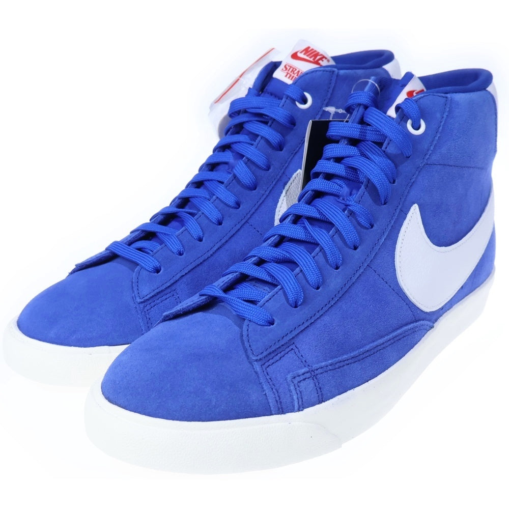 NIKE(ナイキ) ×STRANGER THINGS BLAZER MID QS ST ストレンジャーシングス ブレーザー ミッドカットスニーカー ブルー US12/30cm CK1906-400