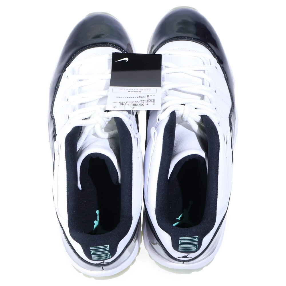 NIKE(ナイキ) AIR JORDAN 11 RETRO LOW IRIDESCENT エアジョーダン11 レトロ イリディセント ローカットスニーカー ホワイト/ブラック US13/31cm 528895-145