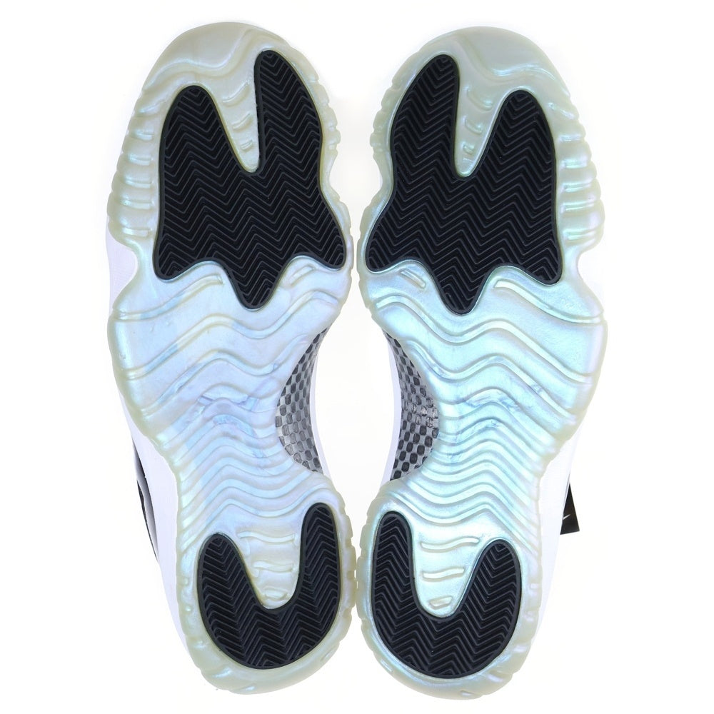 NIKE(ナイキ) AIR JORDAN 11 RETRO LOW IRIDESCENT エアジョーダン11 レトロ イリディセント ローカットスニーカー ホワイト/ブラック US13/31cm 528895-145