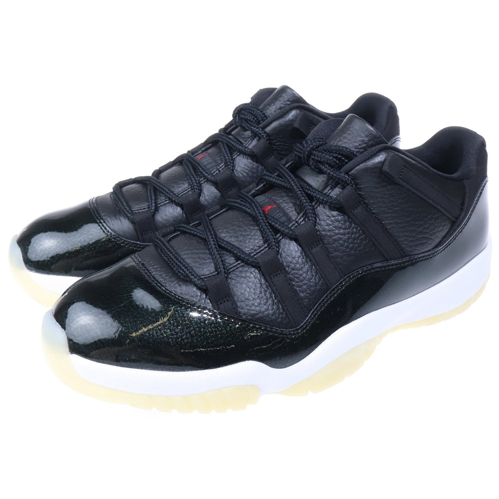 NIKE(ナイキ) AIR JORDAN 11 RETRO LOW 72-10 エアジョーダン11 レトロ ローカットスニーカー ブラック US13/31cm AV2187-001