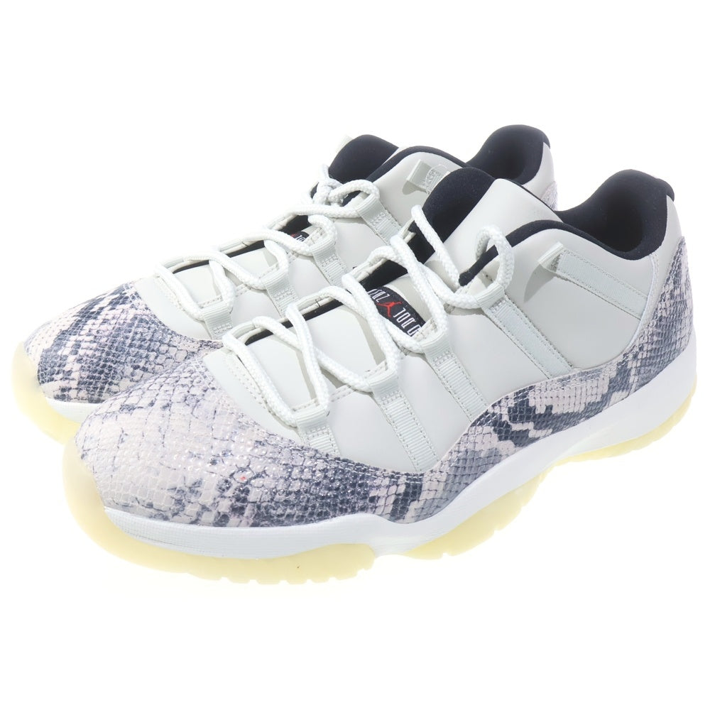 NIKE(ナイキ) AIR JORDAN 11 LOW SNAKESKIN エアジョーダン11 スネークスキン ローカットスニーカー ベージュ US13/31cm CD6846-002