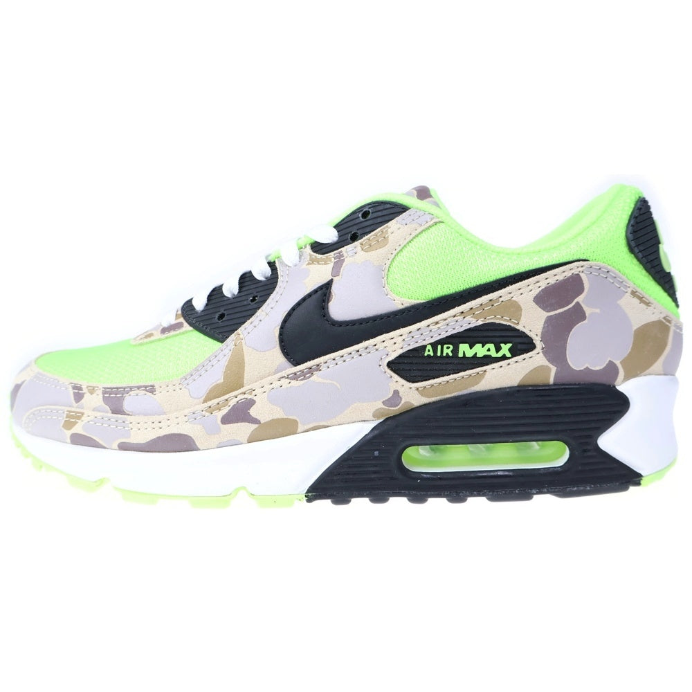 NIKE(ナイキ) AIR MAX 90 GREEN CAMO エアマックス90 グリーンカモ ローカットスニーカー ブラウン/グリーン US12/30cm CW4039-300