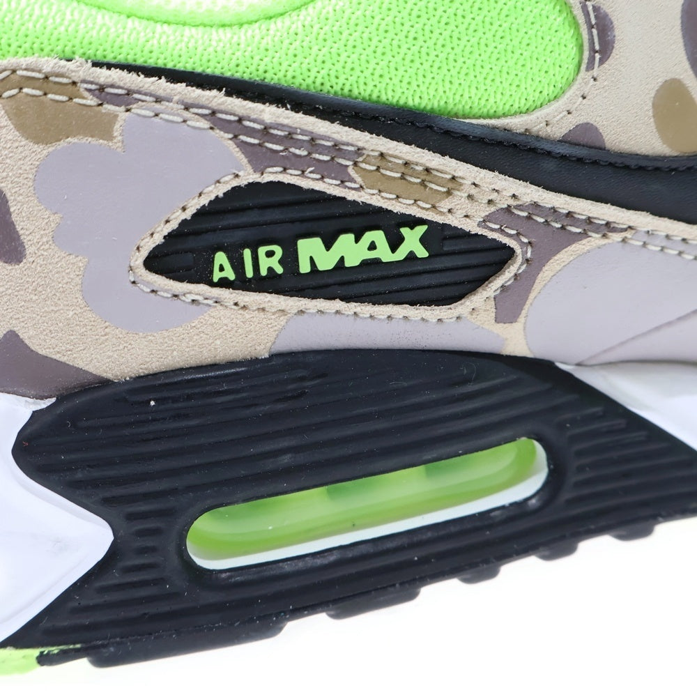 NIKE(ナイキ) AIR MAX 90 GREEN CAMO エアマックス90 グリーンカモ ローカットスニーカー ブラウン/グリーン US12/30cm CW4039-300