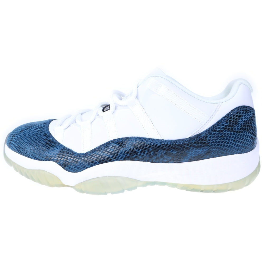 NIKE(ナイキ) AIR JORDAN 11 RETRO LOW LE SNAKESKIN エアジョーダン11 レトロ スネークスキン ローカットスニーカー ホワイト/ブルー US13/31cm CD6846-102