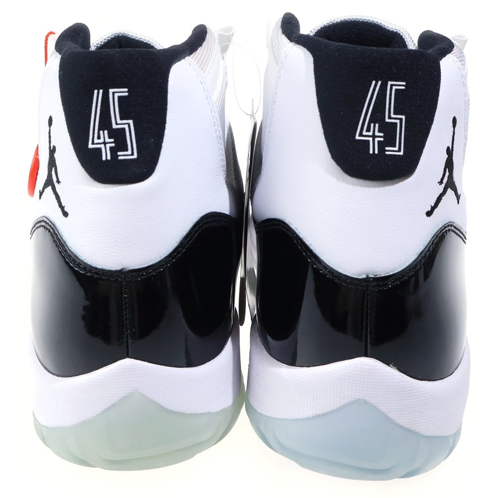 NIKE(ナイキ) AIR JORDAN 11 RETRO CONCORD エアジョーダン 11 レトロ コンコルド ハイカットスニーカー ブラック/ホワイト US13/31cm 378037-100