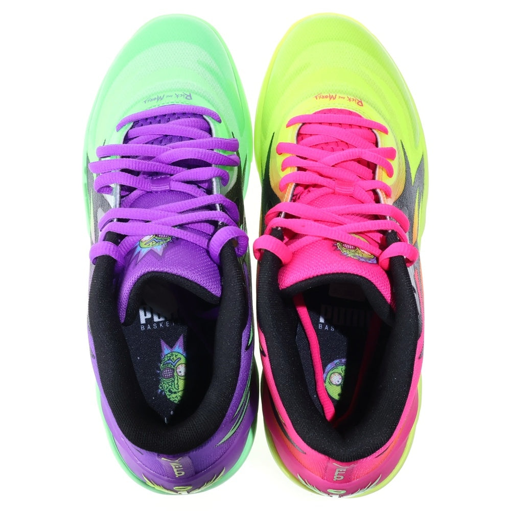 PUMA(プーマ) ×Rick and Morty LAMELO BAL MB02 リック・アンド・モーティ ラメロボール ミッドカットスニーカー マルチカラー US12/30cm 377411-02