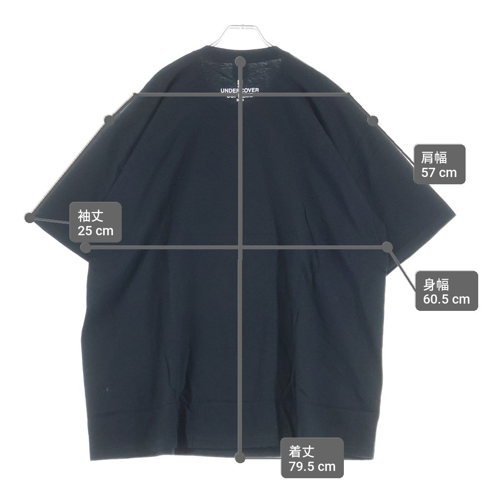 SUPREME(シュプリーム) 23SS ×UNDERCOVER Tag Tee アンダーカバー タグプリントTシャツ 半袖クルーネックカットソー ブラック
