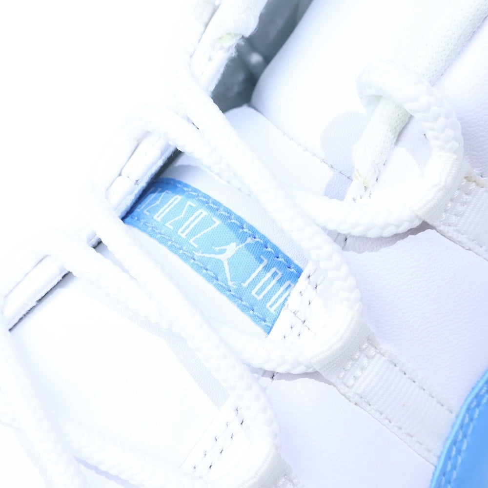 NIKE(ナイキ) 【観賞用 2016年製】 AIR JORDAN 11 RETRO LOW UNIVERSITY BLUE エアジョーダン 11 レトロ ユニバーシティ ローカットスニーカー US13/31cm 528895-106