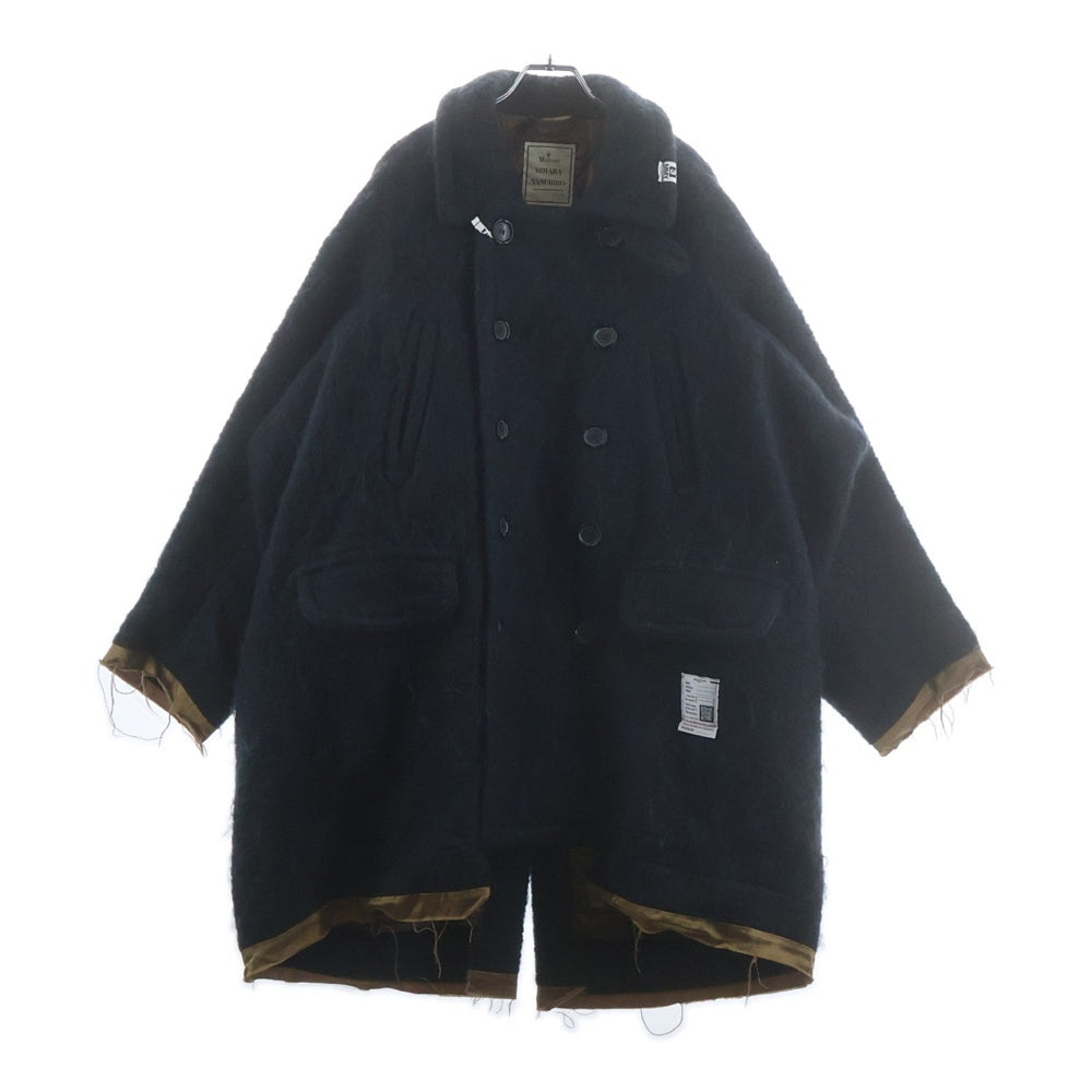 MAISON MIHARAYASUHIRO(メゾンミハラヤスヒロ) ダブルブレスト ウールシャギーロングコート ジャケット グレー K11CT001