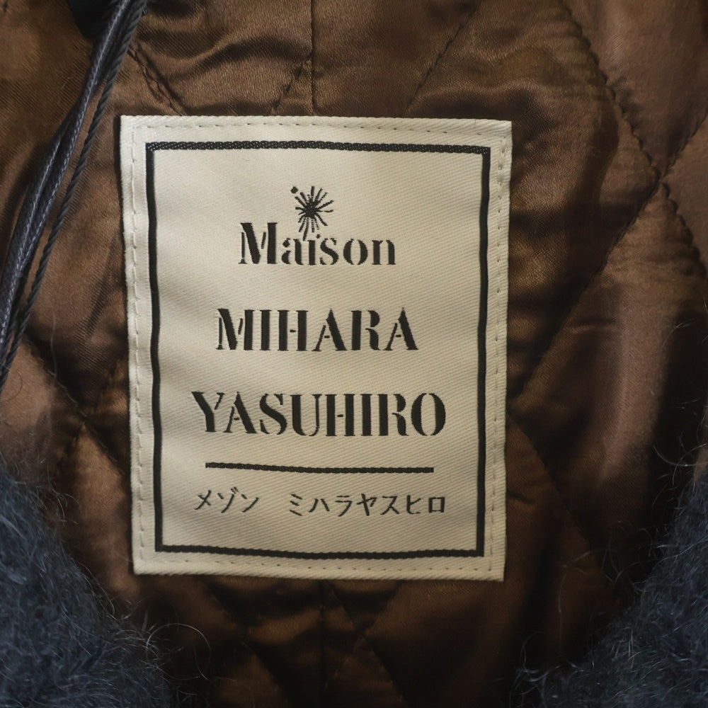 MAISON MIHARAYASUHIRO(メゾンミハラヤスヒロ) ダブルブレスト ウールシャギーロングコート ジャケット グレー K11CT001