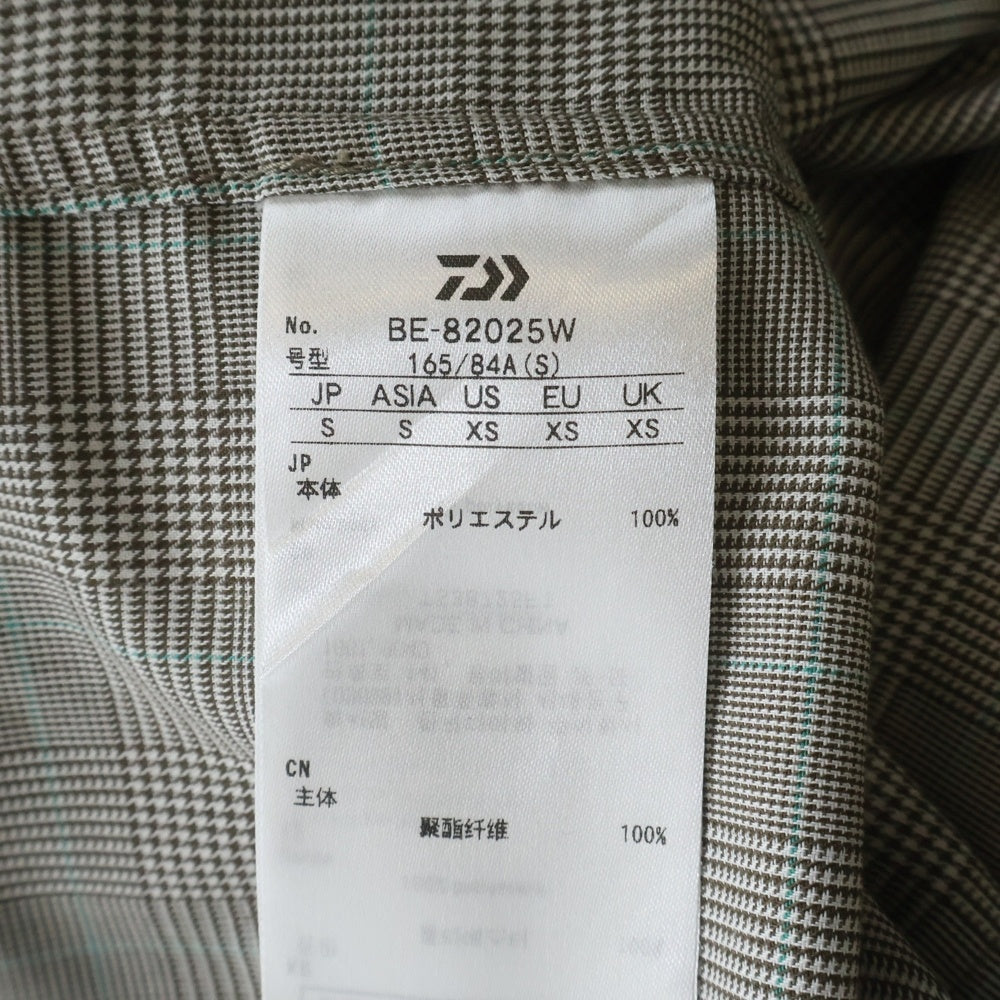 DAIWA PIER39(ダイワ ピアサーティナイン) 25AW TECH REGULAR COLLAR SHIRT テックレギュラーカラー 長袖チェックシャツ グレー BE-82025W