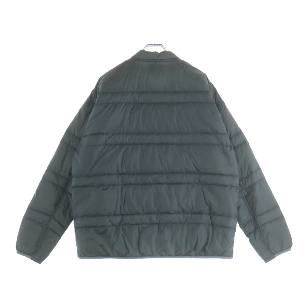 THE NORTH FACE PURPLE LABEL(ノースフェイスパープルレーベル) Field Down Jacket フィールドダウンジャケット 胸ロゴ刺繍 ノーカラー ジップアップジャケット グレー ND2057N