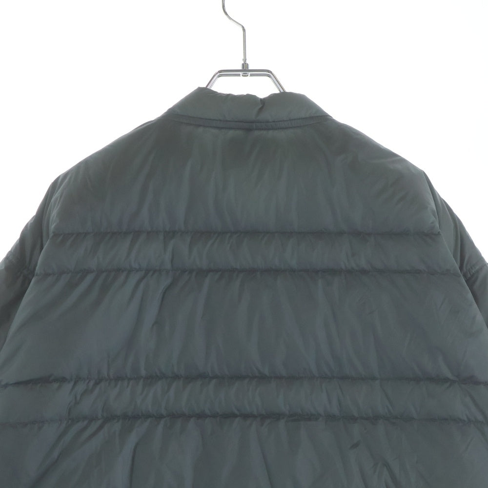THE NORTH FACE PURPLE LABEL(ノースフェイスパープルレーベル) Field Down Jacket フィールドダウンジャケット 胸ロゴ刺繍 ノーカラー ジップアップジャケット グレー ND2057N