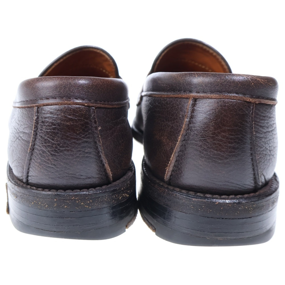 Alden(オールデン) N7202 カプリラスト レジーナグレインレザー ビジネスドレスシューズ コインローファー ブラウン