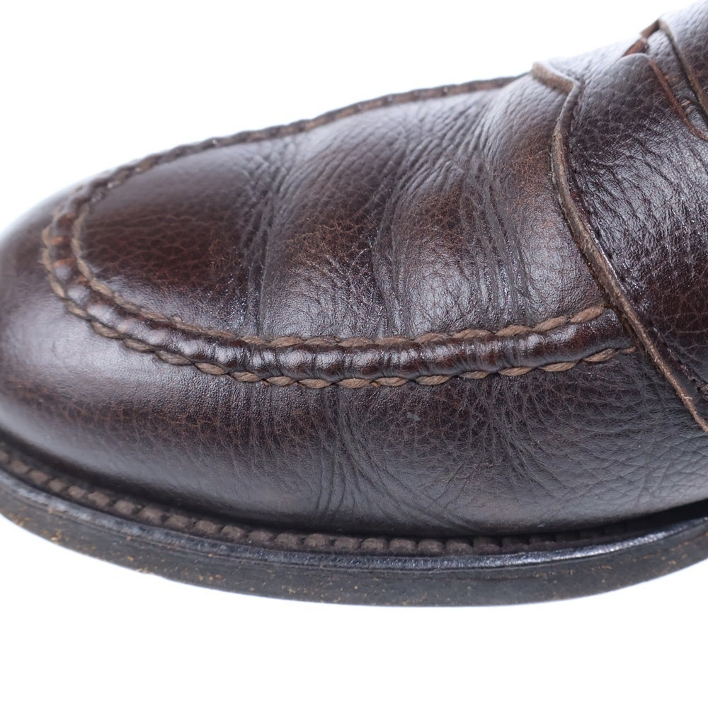 Alden(オールデン) N7202 カプリラスト レジーナグレインレザー ビジネスドレスシューズ コインローファー ブラウン