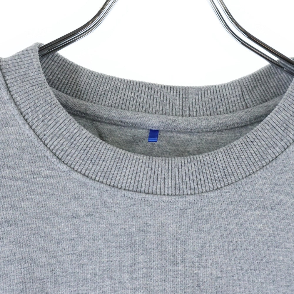 MAISON KITSUNE(メゾンキツネ) 21AW ×ADER ERROR アーダーエラー フロント フォックス ロゴエンブロイダリー プルオーバー スウェット グレー BKKFWSW04GR1