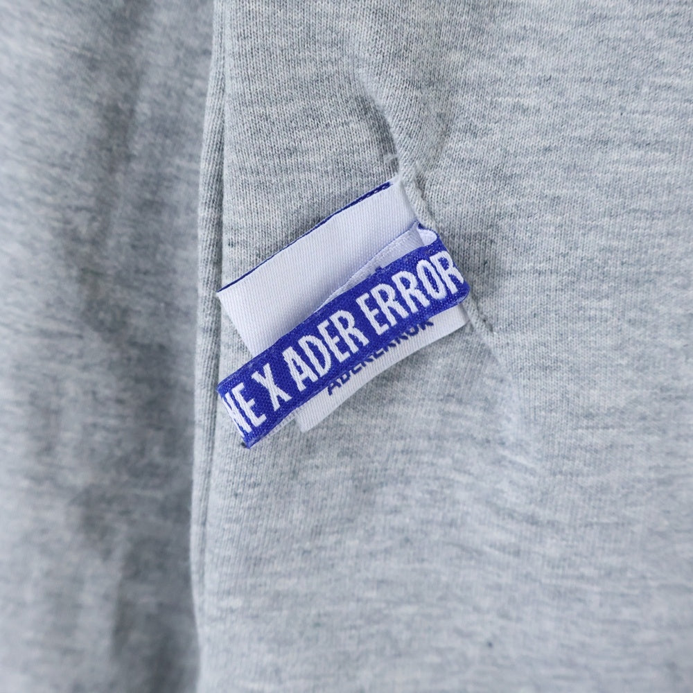 MAISON KITSUNE(メゾンキツネ) 21AW ×ADER ERROR アーダーエラー フロント フォックス ロゴエンブロイダリー プルオーバー スウェット グレー BKKFWSW04GR1