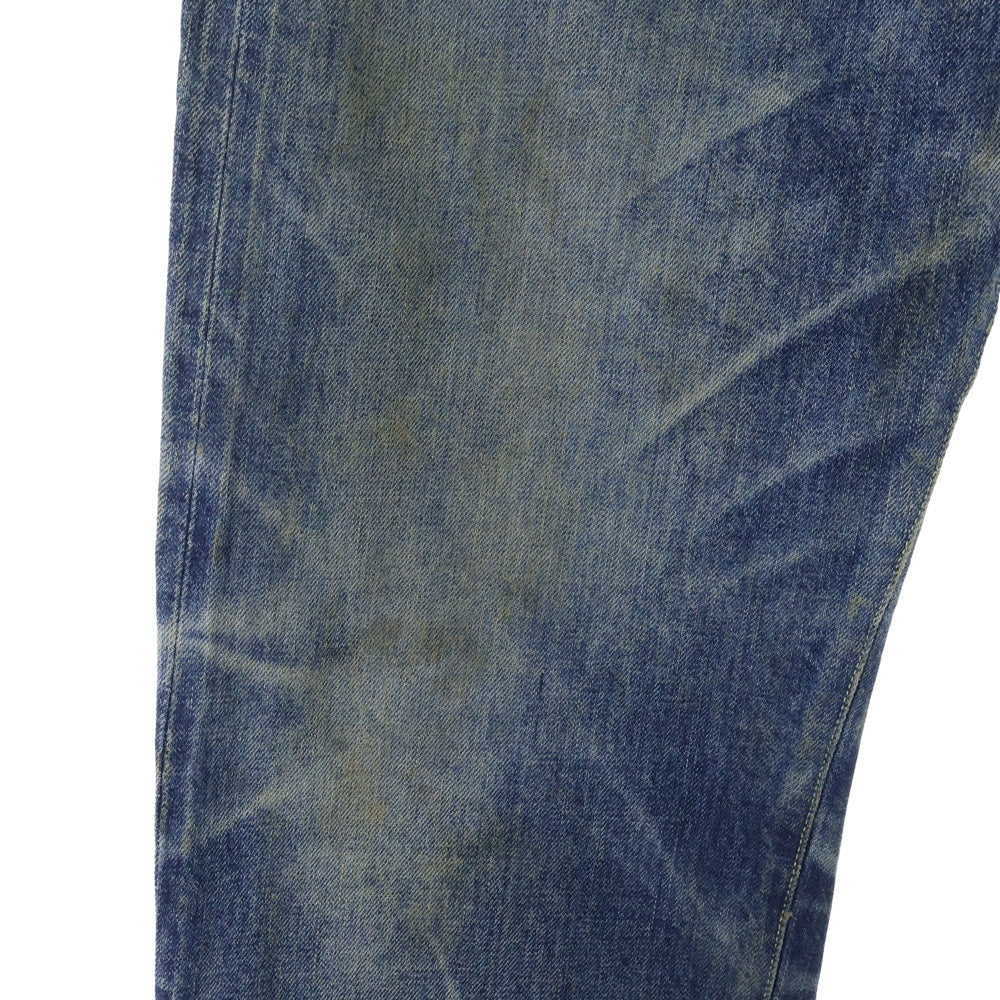 SAINT MICHAEL(セントマイケル) 25AW ×BerBerJin BB_DENIM PNT ベルベルジン ボタンフライ ストレートデニムパンツ インディゴ SM-HR1-0000-C60