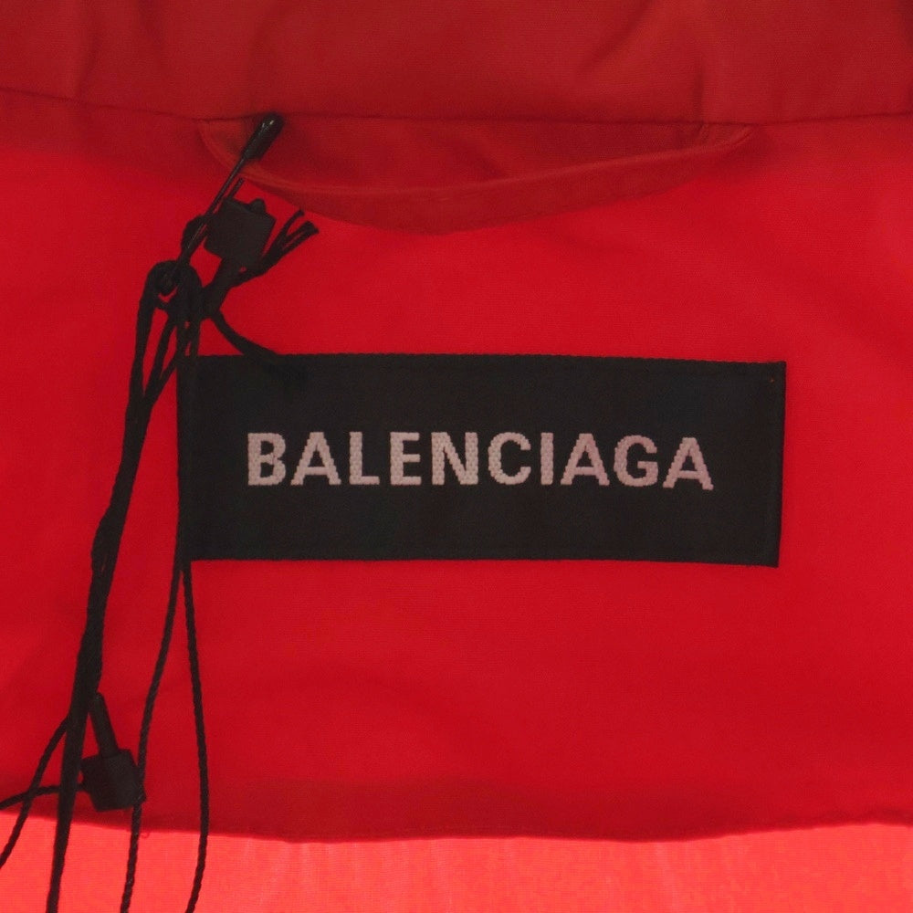 BALENCIAGA(バレンシアガ) Back Logo Nylon Jacket バックロゴプリント ナイロンジャケット レッド 556238 TYD36