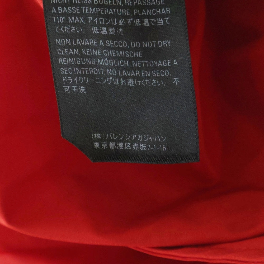 BALENCIAGA(バレンシアガ) Back Logo Nylon Jacket バックロゴプリント ナイロンジャケット レッド 556238 TYD36