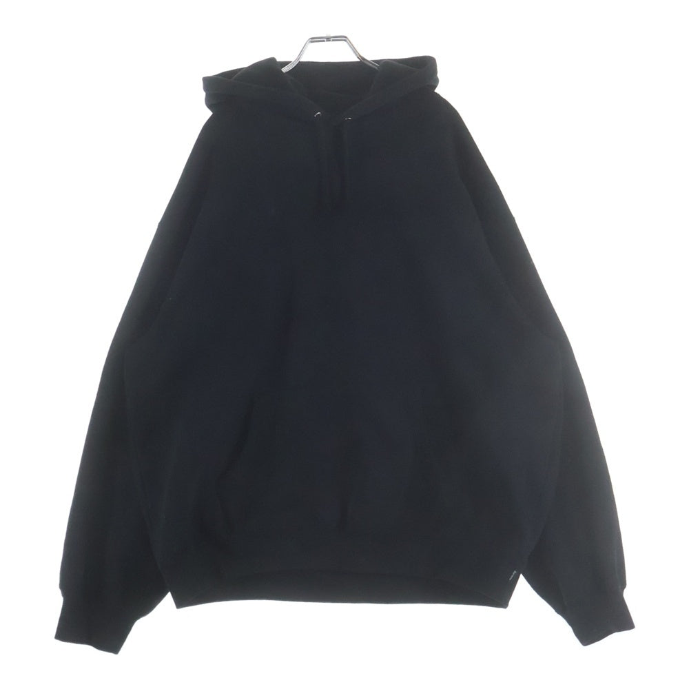 SUPREME(シュプリーム) 23AW Satin Applique Hooded Sweatshirt サテン アップリケ フーデッドスウェットシャツ パーカー ブラック