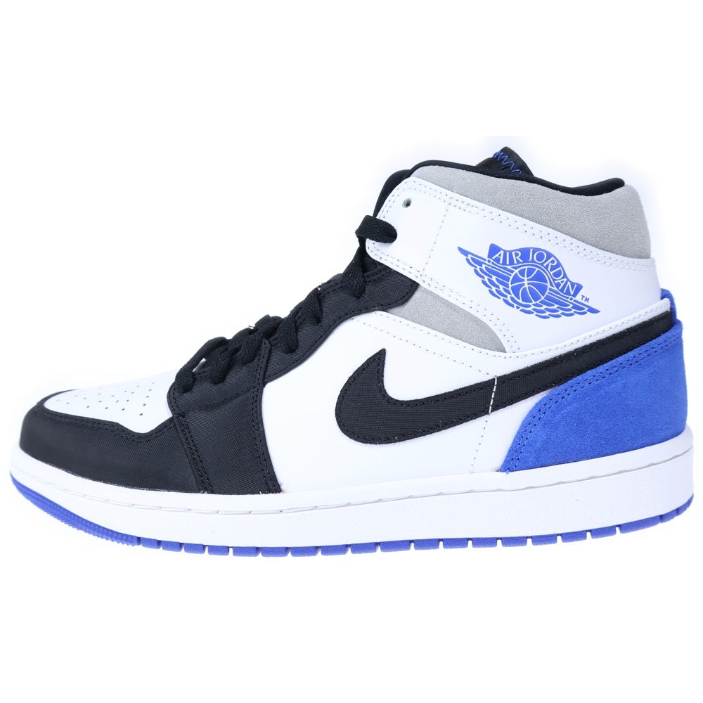 NIKE(ナイキ) AIR JODAN 1 MID SE エアジョーダン ミッドカットスニーカー ブルー/ホワイト US9.5/27.5cm 852542-102