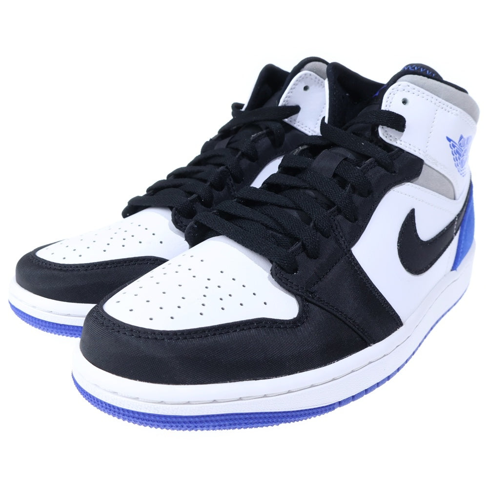 NIKE(ナイキ) AIR JODAN 1 MID SE エアジョーダン ミッドカットスニーカー ブルー/ホワイト US9.5/27.5cm 852542-102