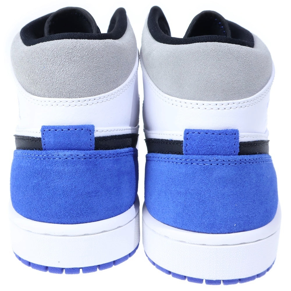 NIKE(ナイキ) AIR JODAN 1 MID SE エアジョーダン ミッドカットスニーカー ブルー/ホワイト US9.5/27.5cm 852542-102