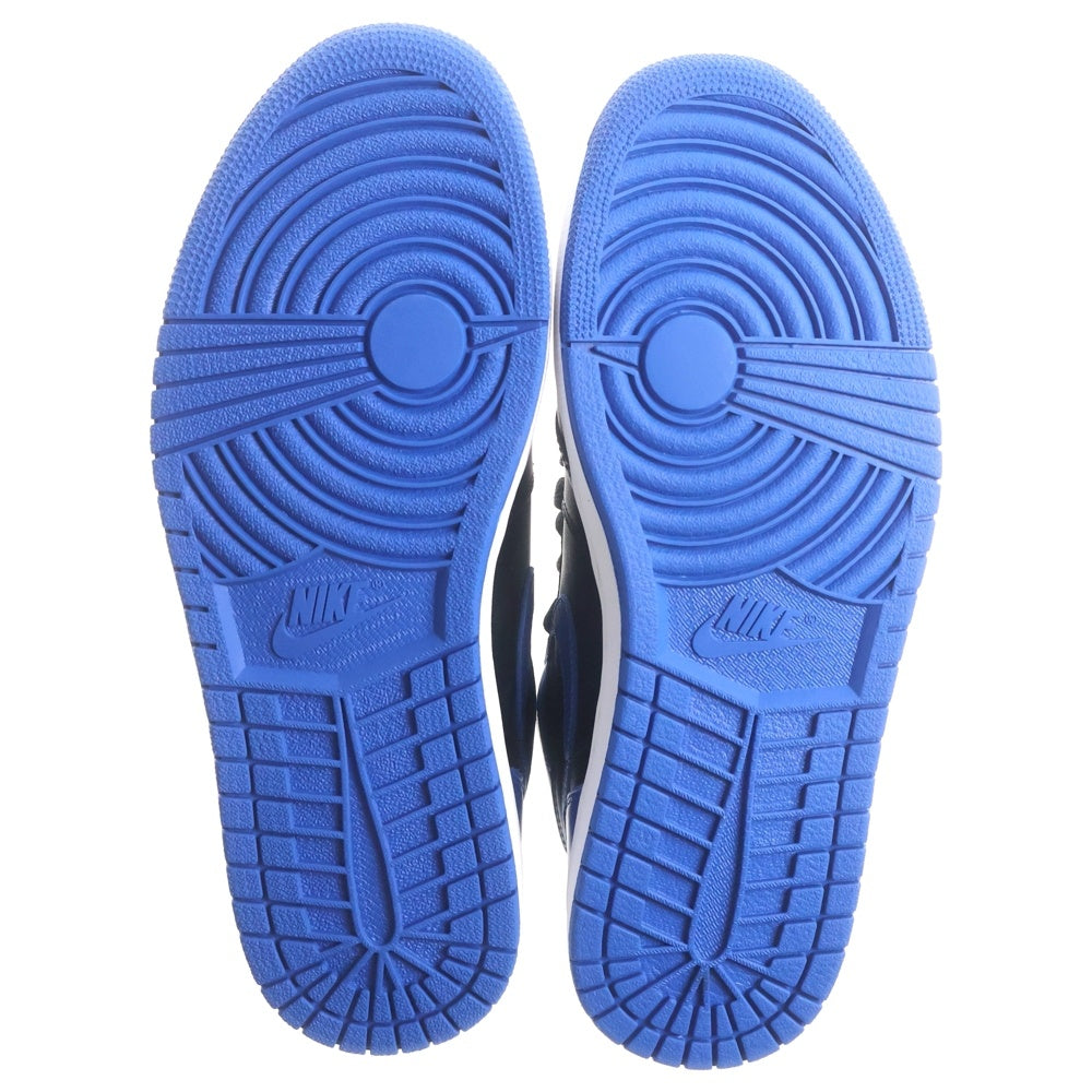 NIKE(ナイキ) AIR JODAN 1 RETRO HIGH OG エアジョーダン レトロ ハイカットスニーカー ブラック/ブルー US9.5/27.5cm 555088-007