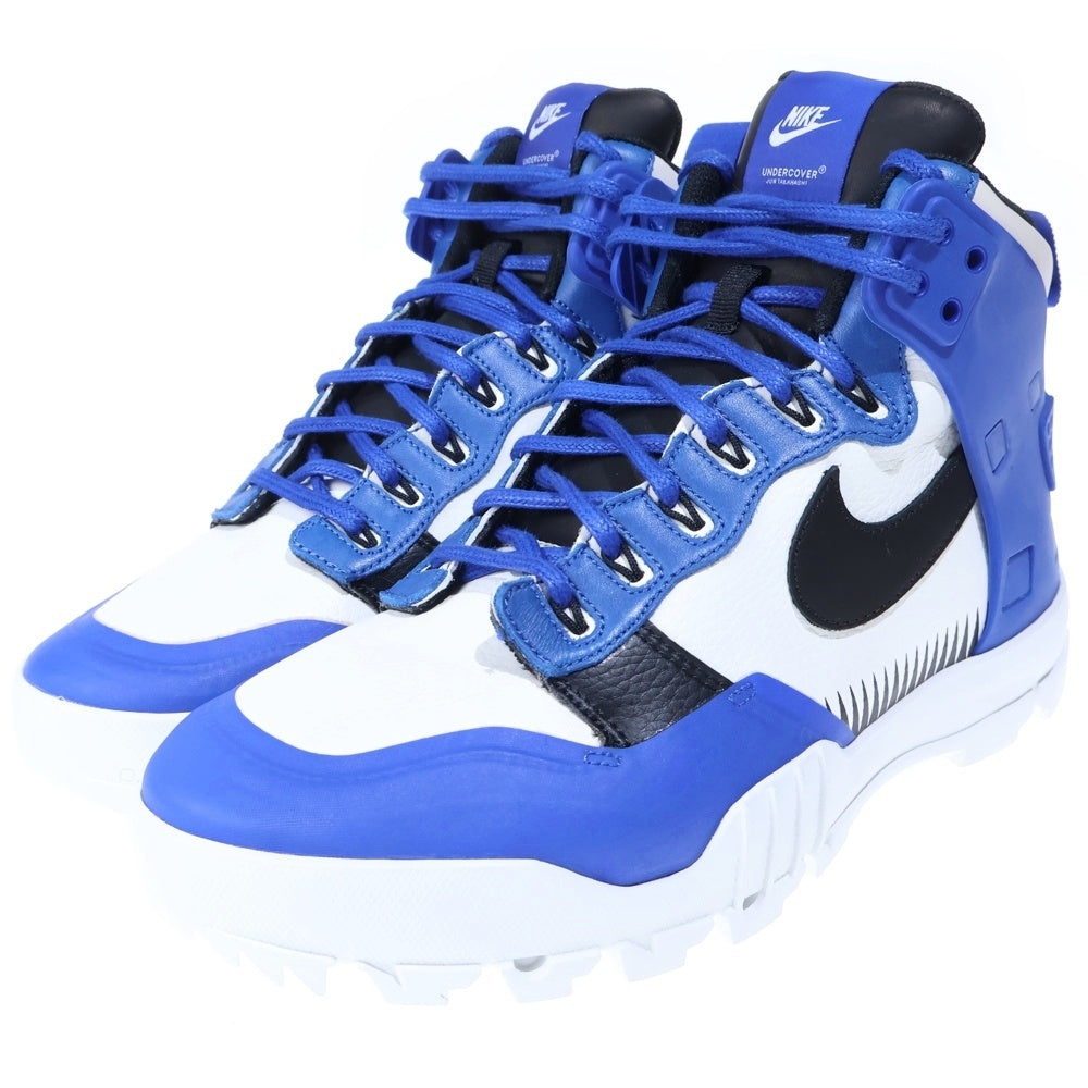 NIKE(ナイキ) ×UNDERCOVER SFB JUNGLE DUNK/UNDERCOVER アンダーカバー ジャングルダンク ハイカットスニーカー ブルー/ホワイト US9/27cm 910092-100
