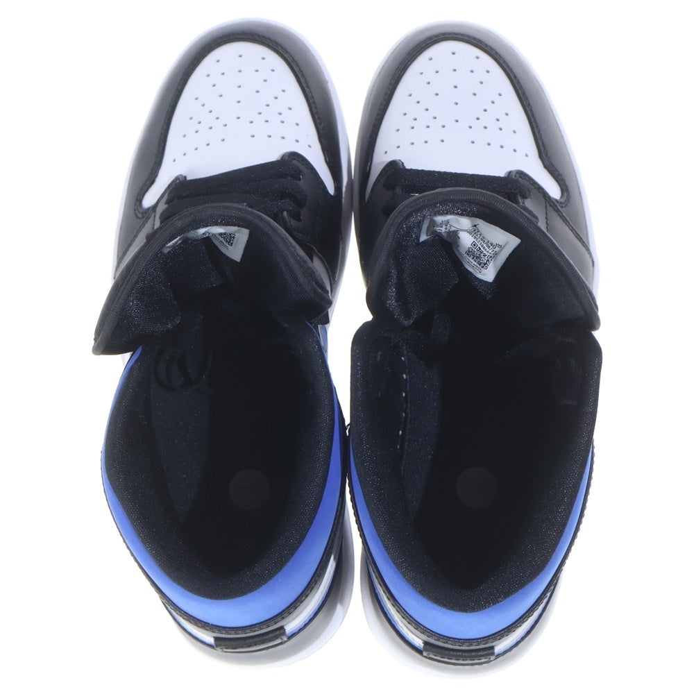 NIKE(ナイキ) AIR JODAN 1 MID エアジョーダン ミッドカットスニーカー ホワイト/ブルー US9.5/27.5cm 554724-140