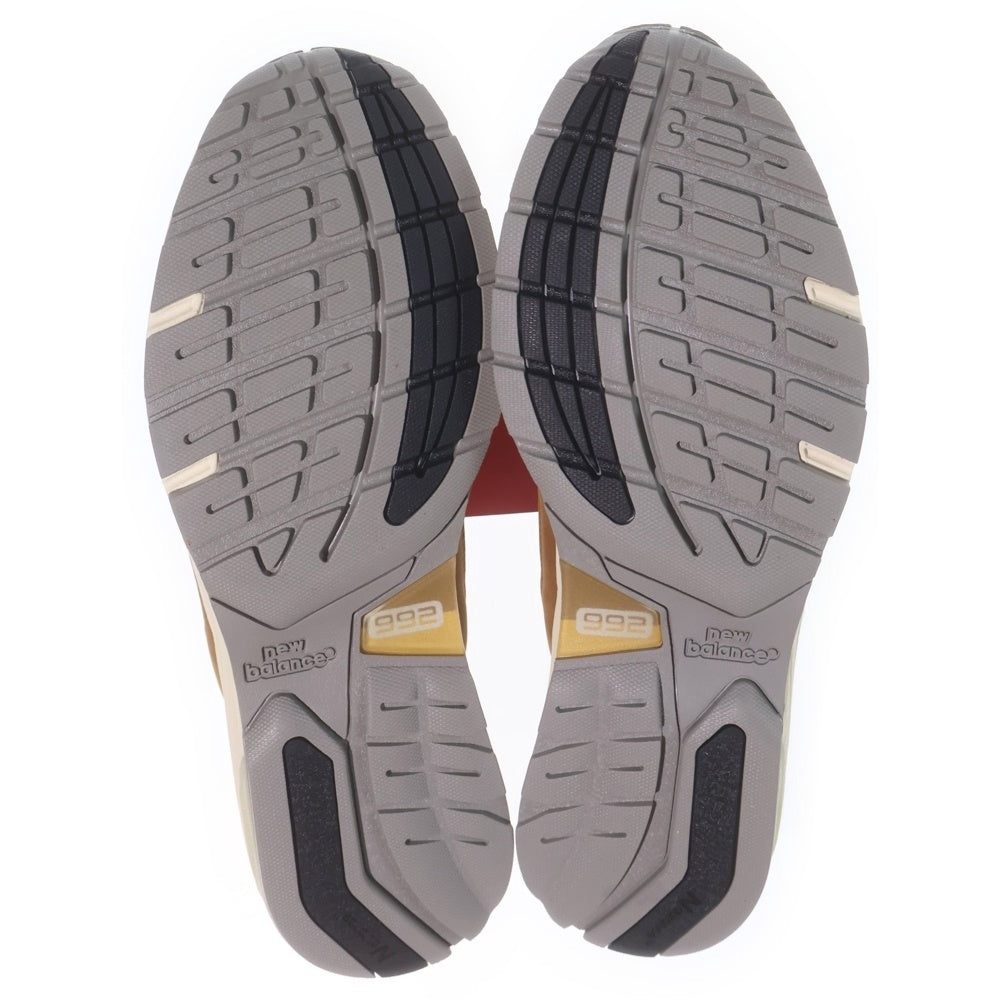 New Balance(ニューバランス) M992LX スウェード ローカットスニーカー ブラウン US9/27cm