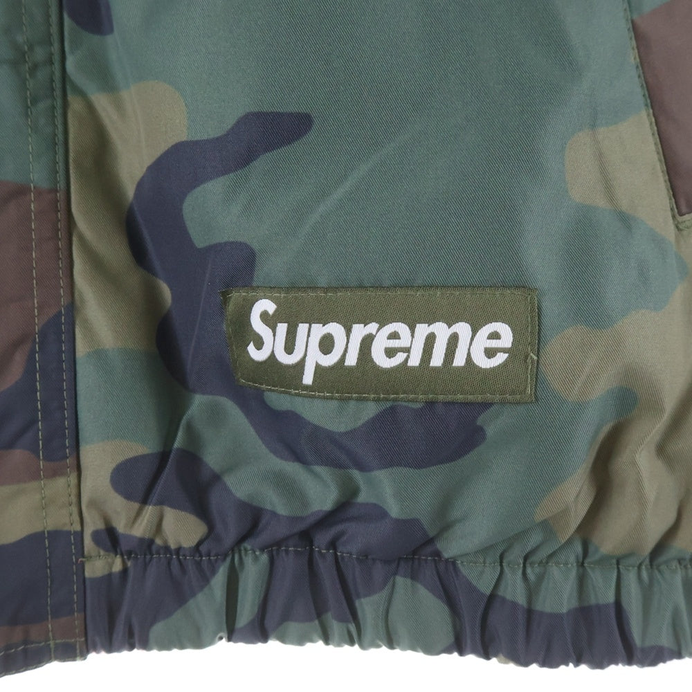 SUPREME(シュプリーム) 25AW Polartec Reversible Track Jacket ポーラテック リバーシブル ウッドランドカモ トラックジャケット カーキ