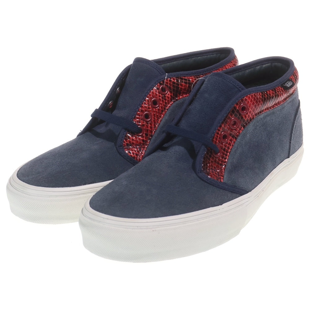 SUPREME(シュプリーム) 10SS ×VANS CHUKKA BOOT 95 バンズ チャッカブーツ ミッドカットスニーカー ネイビー/レッド US9/27cm VN0K6M18N