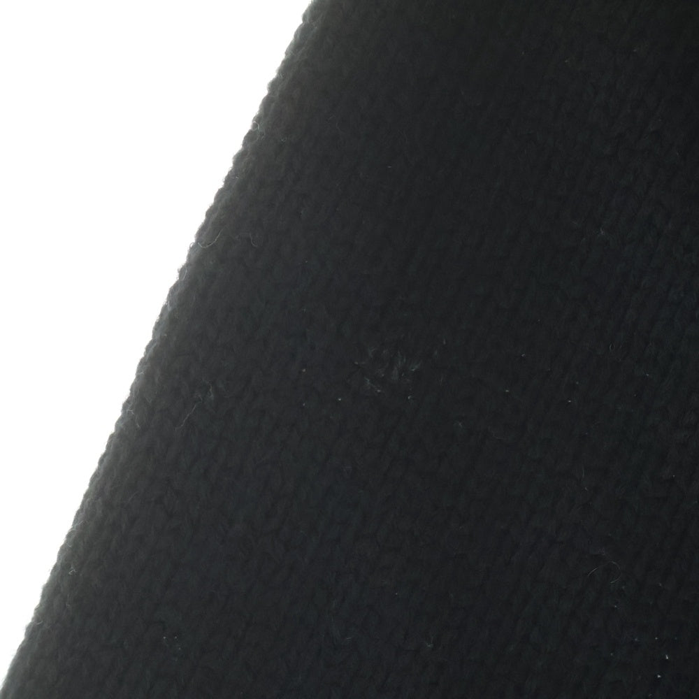 WTAPS(ダブルタップス) 22AW PALMER SWEATER ACRYLIC パーマーセーター アクリルニット ジップアップ カーディガン ブラック 222MADT-KNM04