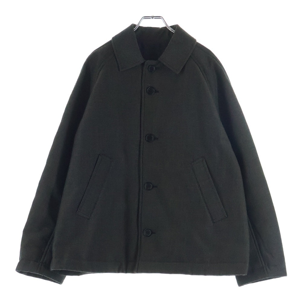 UNDERCOVER(アンダーカバー) 24AW ウール混 ラグラン ドビージャケット ブルゾン ブラウン UC2D4216-2