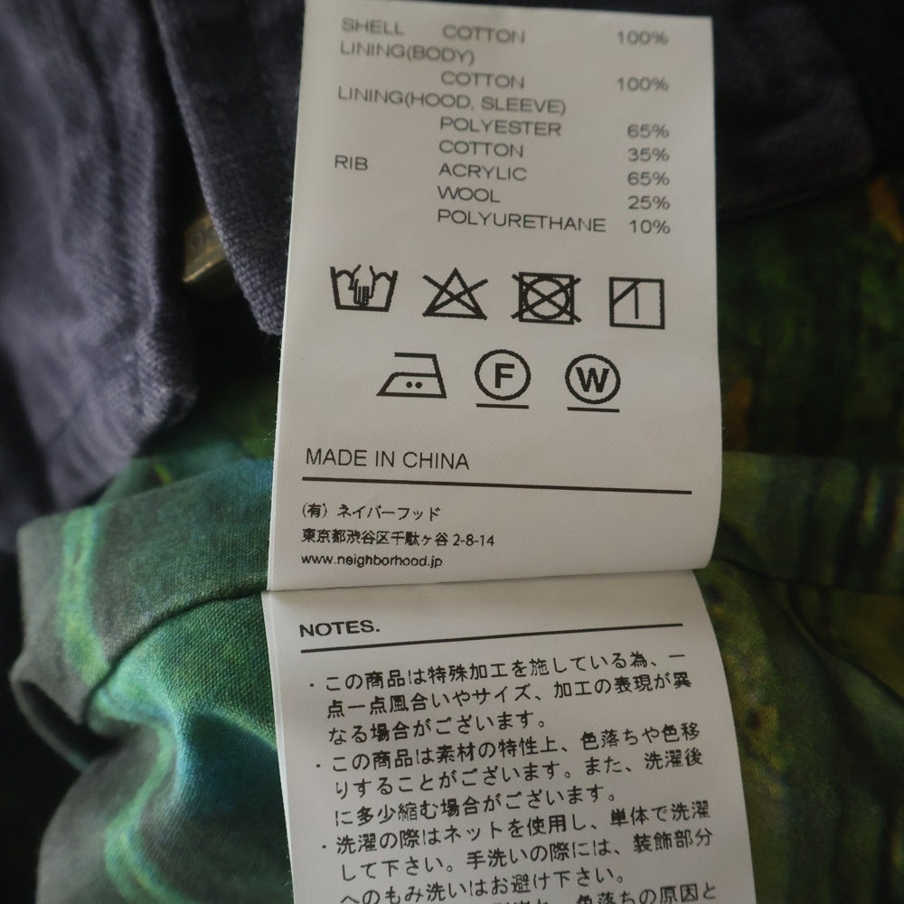 NEIGHBORHOOD(ネイバーフッド) 25SS ×Fucking Awesome Hooded Jacket ファッキンオーサム フーデッド ジャケット パーカー パープル 251TSFGN-JKM01S