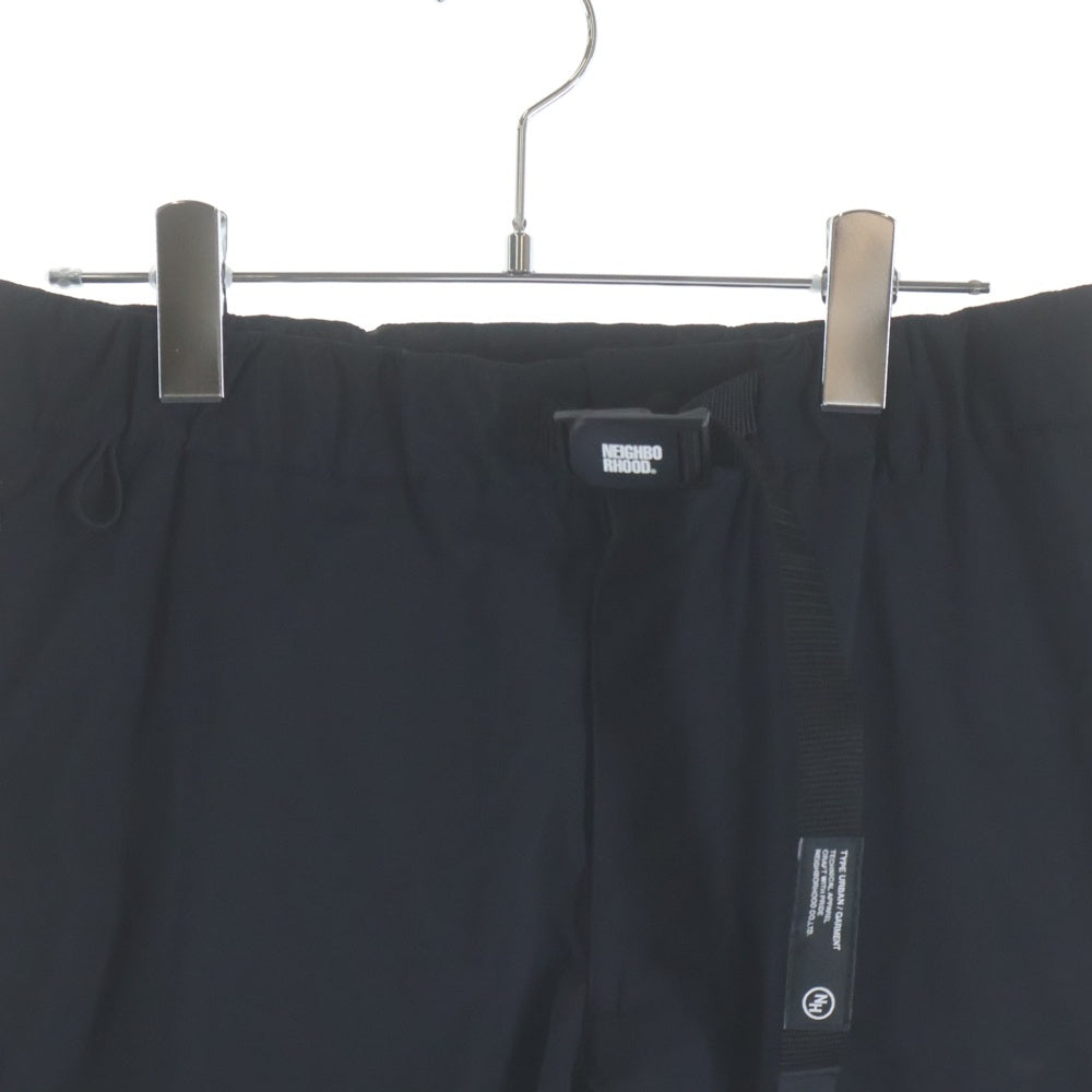 NEIGHBORHOOD(ネイバーフッド) MULTIFUNCTIONAL SHORT PANTS マルチファンクション ナイロンショーツ ハーフパンツ ブラック 241TSNH-PTM06