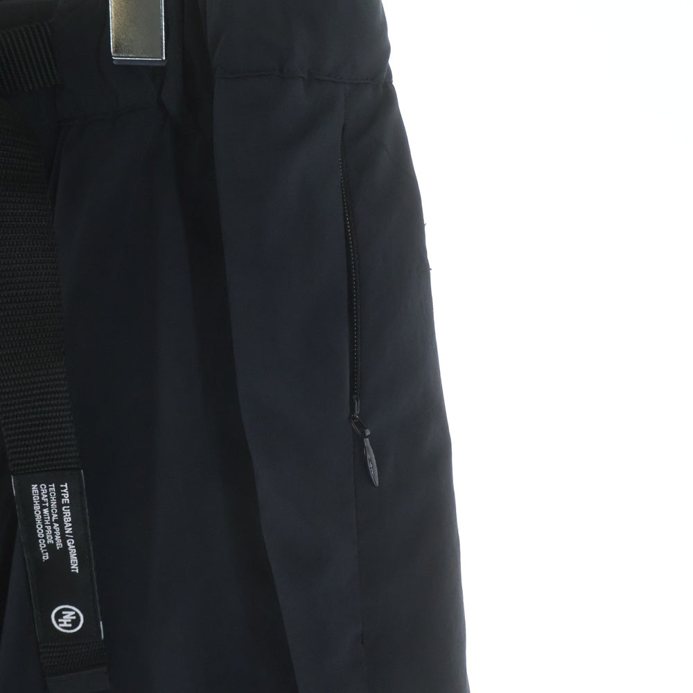 NEIGHBORHOOD(ネイバーフッド) MULTIFUNCTIONAL SHORT PANTS マルチファンクション ナイロンショーツ ハーフパンツ ブラック 241TSNH-PTM06