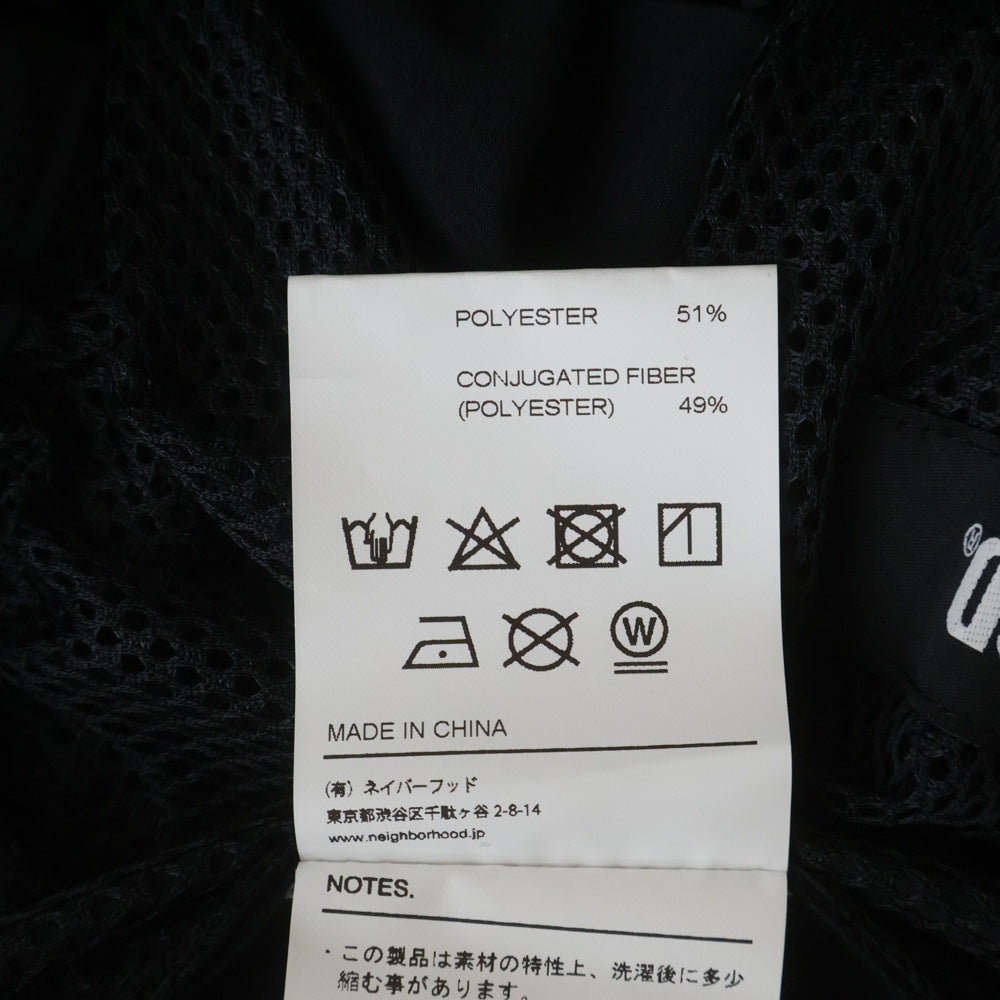 NEIGHBORHOOD(ネイバーフッド) MULTIFUNCTIONAL SHORT PANTS マルチファンクション ナイロンショーツ ハーフパンツ ブラック 241TSNH-PTM06