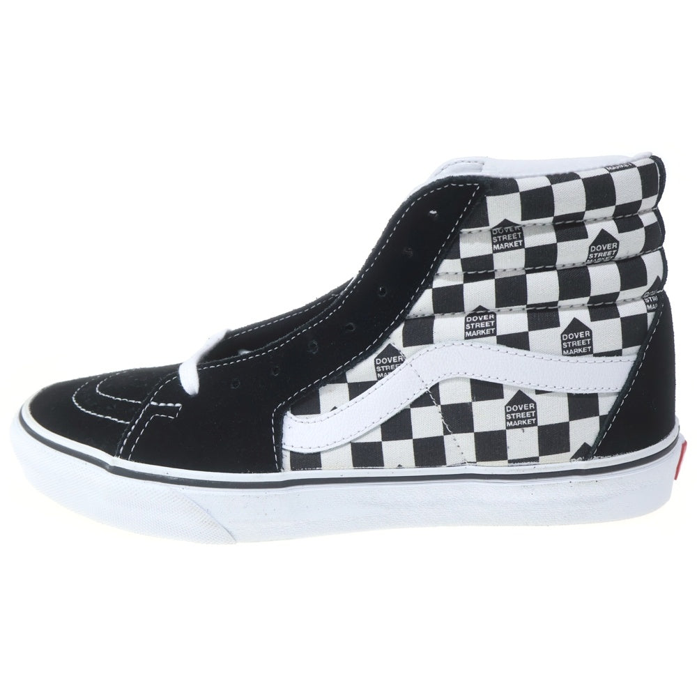 VANS(ヴァンズ) ×Dover Street Market Sk8 Hi Checkerboard ドーバーストリートマーケット スケートハイ チェッカーボード ハイカットスニーカー US10/28cm VN000TS9J7L