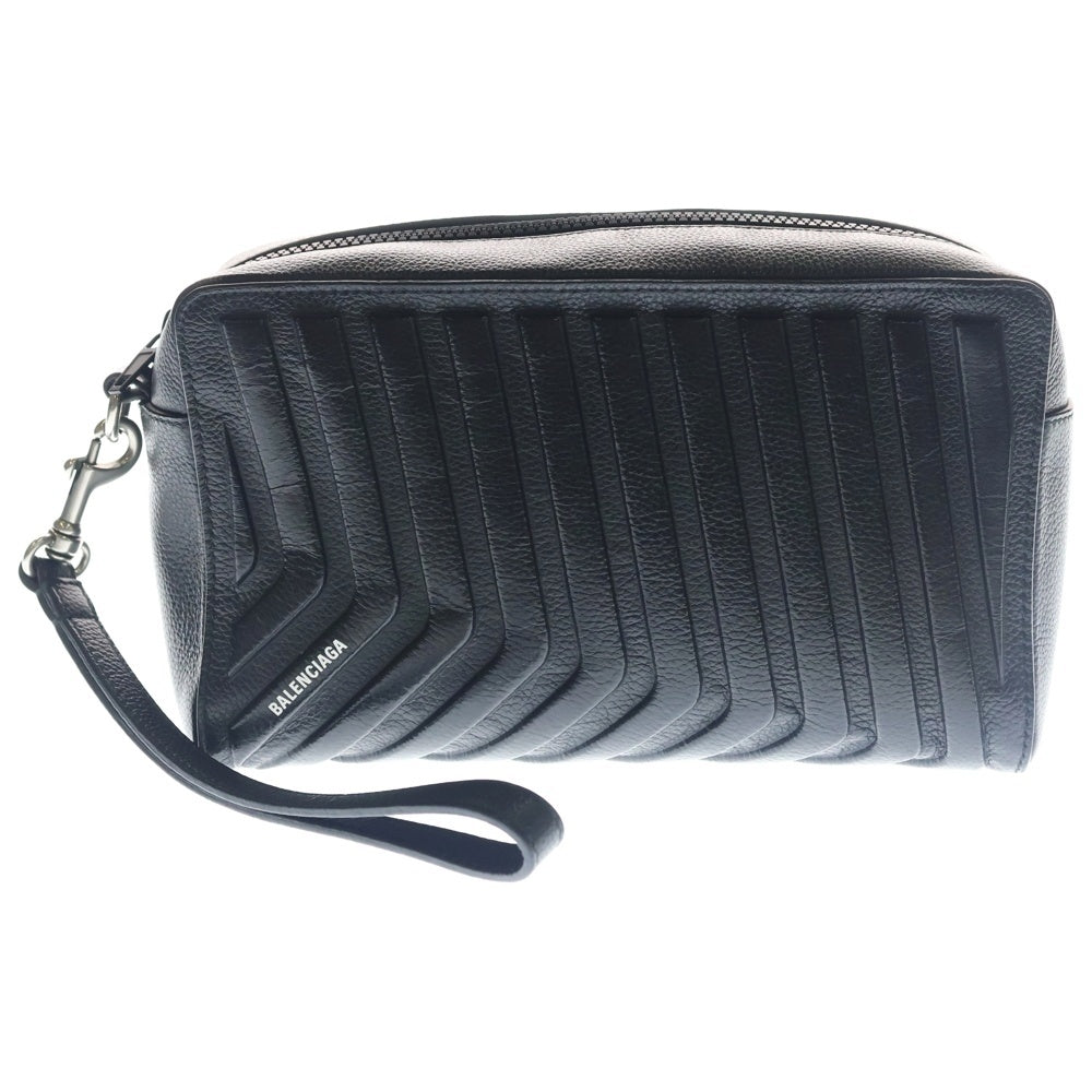 BALENCIAGA(バレンシアガ) Car Toiletry Pouch カー トイレタリー ポーチ セカンドクラッチバッグ ブラック 702498