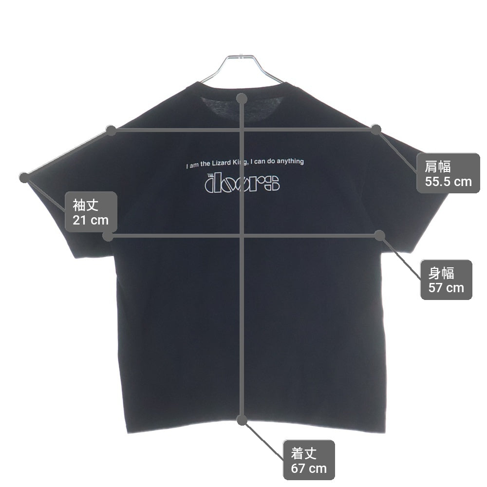 VINTAGE(ヴィンテージ) 00S THE DOORS JIM MORRISON 2003 TEE ヴィンテージ ザドアーズ ジムモリソン プリントTシャツ 半袖クルーネックカットソー ブラック